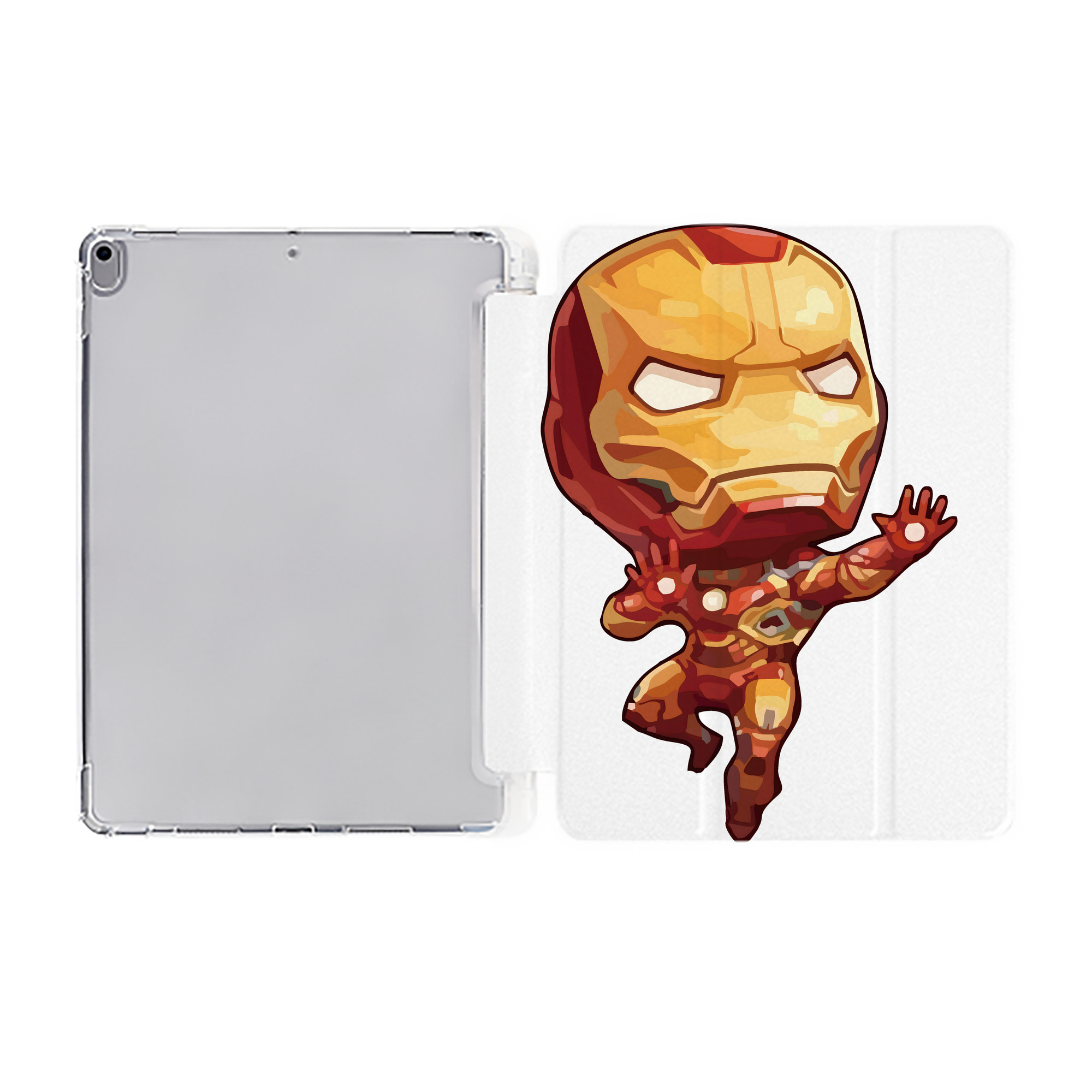 （画像用） アベンジャーズ The Avengers IPad ケース ペン収納付き 三つ折りスタンド PUレザー×シリコン 対応機種9.5/10.5/10.9インチ